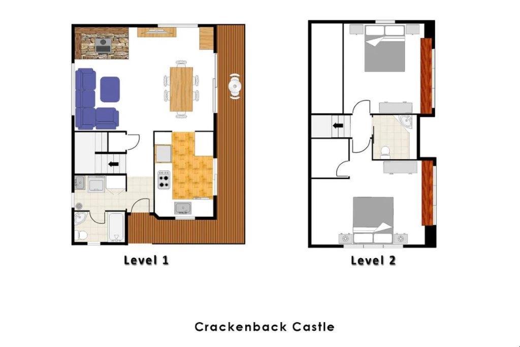  Crackenback Castle - Floor Plan