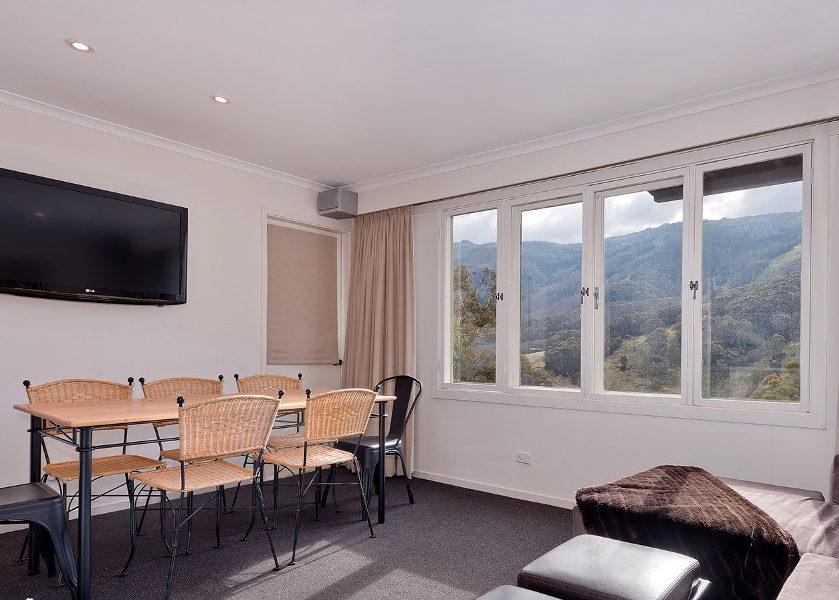 Lounge and Kitchen of Karoonda 6, Thredbo Accommodation