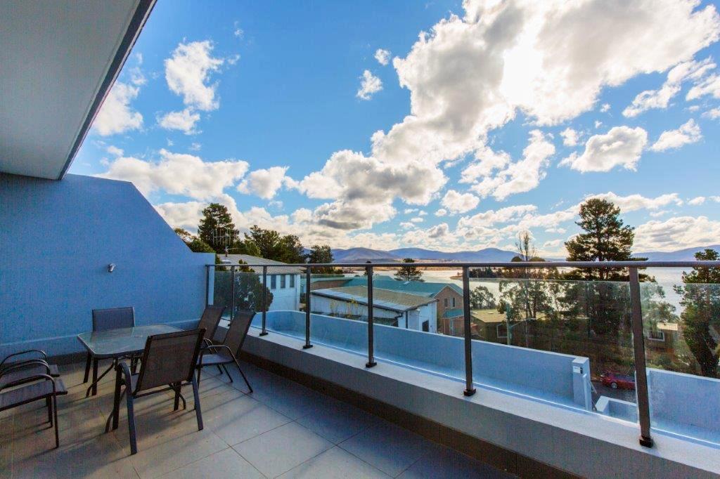 Summit 10, Jindabyne - Balcony Area with Dining Table and Chairs